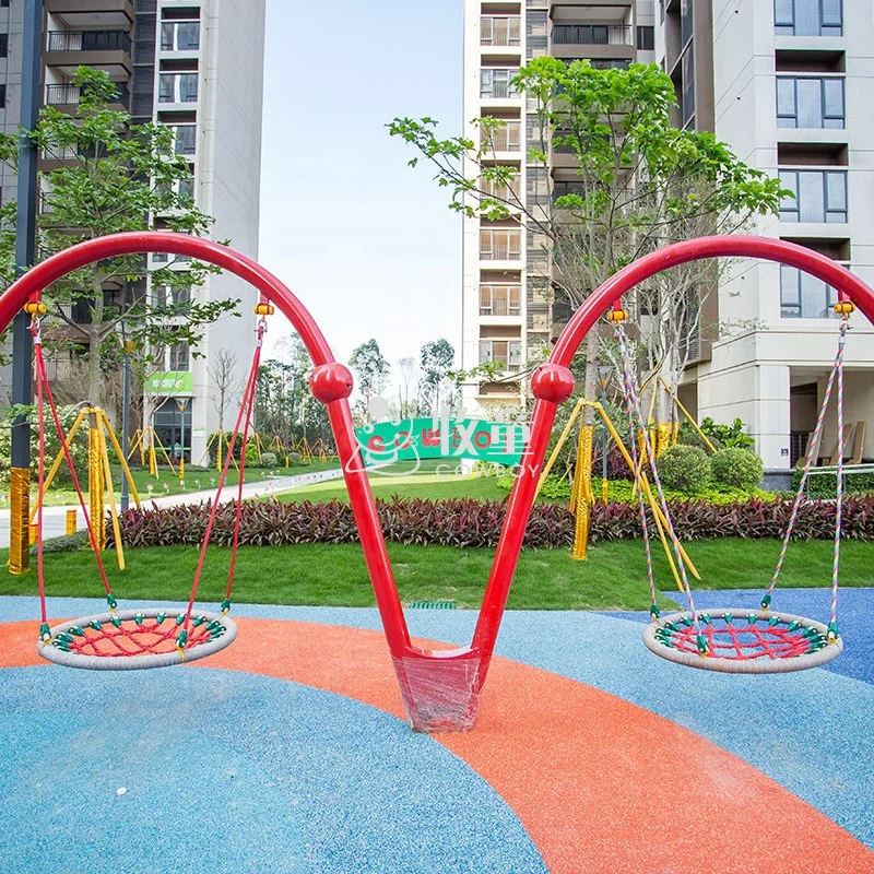 Outdoor Nest Swing Child Garden Swing Rope Round Swing