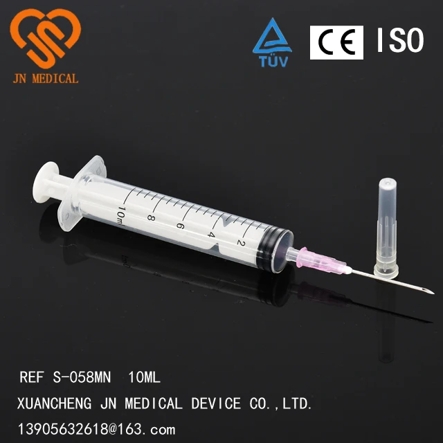 Medical Plastic Injection Syringe for Single Use with CE ISO