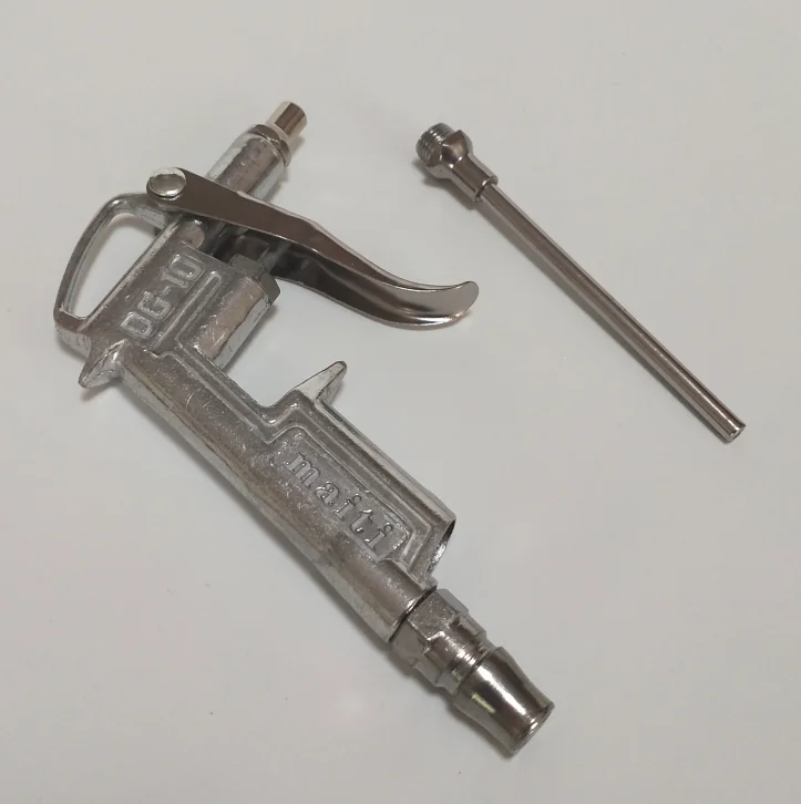 Iron DG-10 1/4' air pneumatic gun,removing dust metal air blow gun