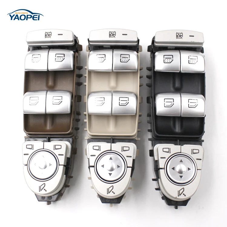 Для Mercedes-Benz W205 S205 X253 C253 GLC коричневый выключатель стеклоподъемника 2059056811