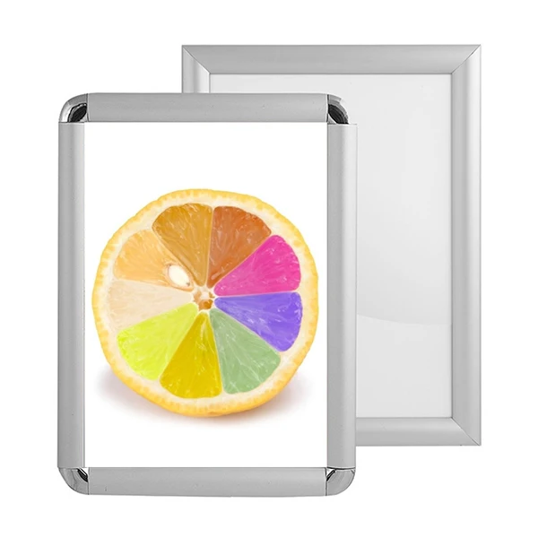 A4 фоторамка серебряная рамка алюминиевая рамка с защелкой