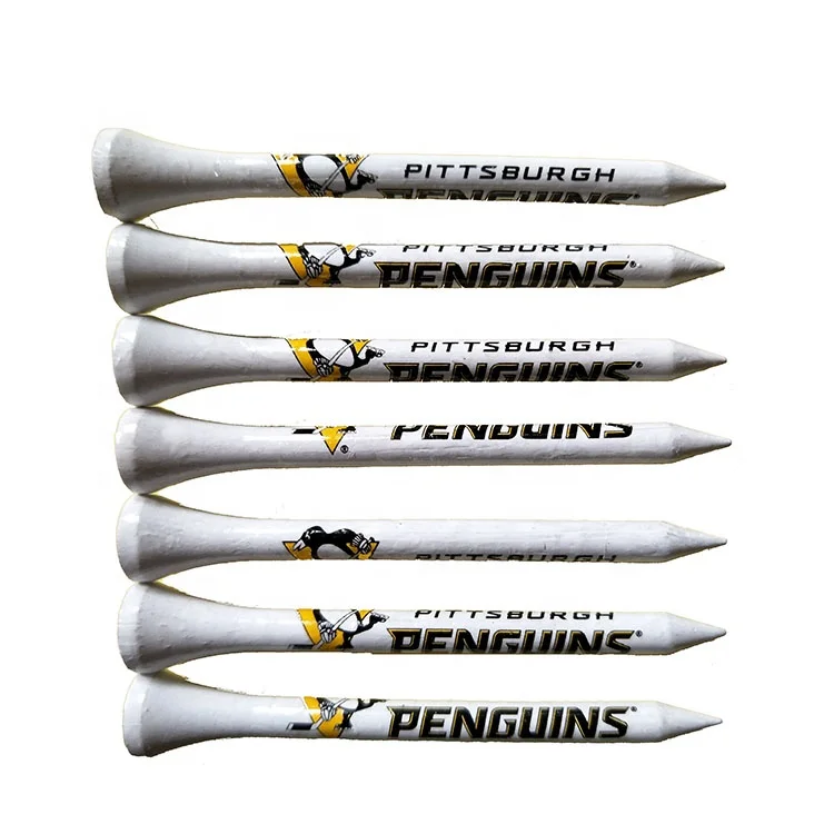 Natural colored Golf Tee with logo printing