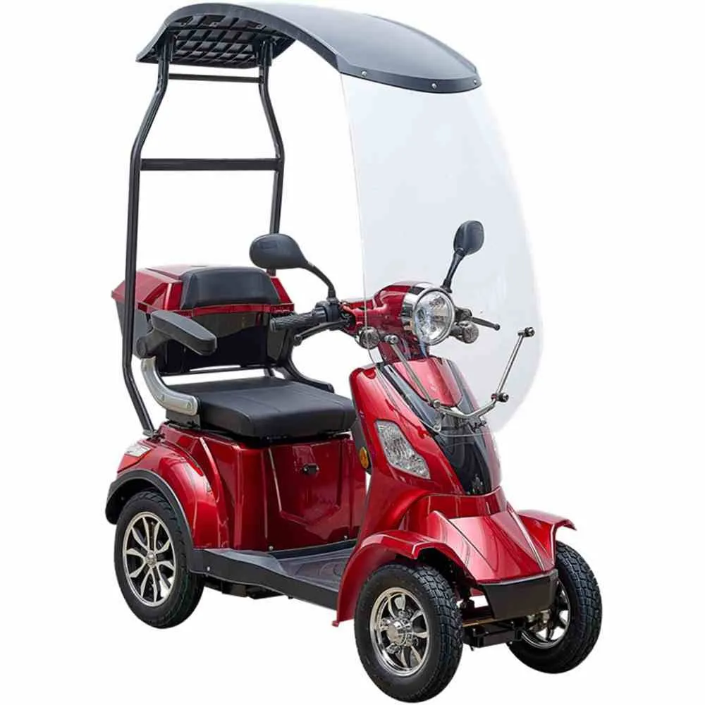 2019 TOP SELLER heavy duty 4 wheel electric mobility scooter with roof