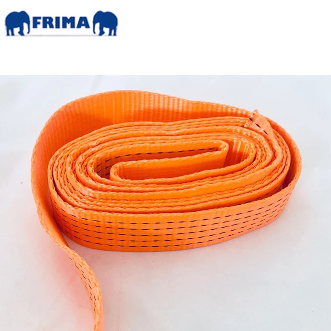 Сверхмощный стягивающий ремешок 5T/50 мм/5000daN/11000lbs/5 м, ремешок с храповым механизмом без крючков, пластиковая ручка