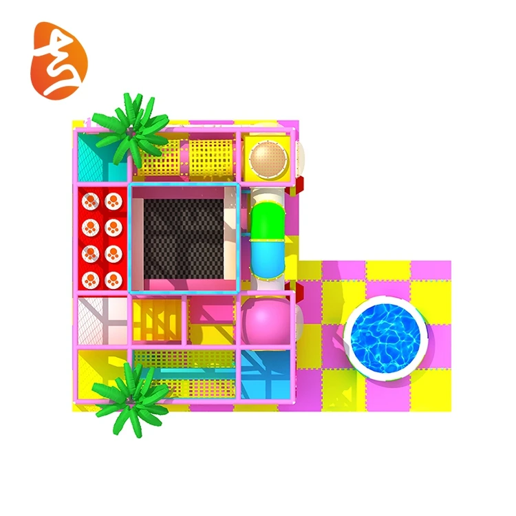 Factory supply best candy theme playground children indoor soft play equipment