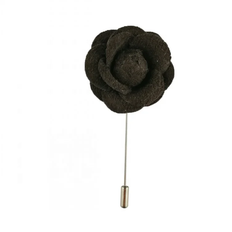 Пользовательские ткани розы шарф клип брошь булавки для свадьбы