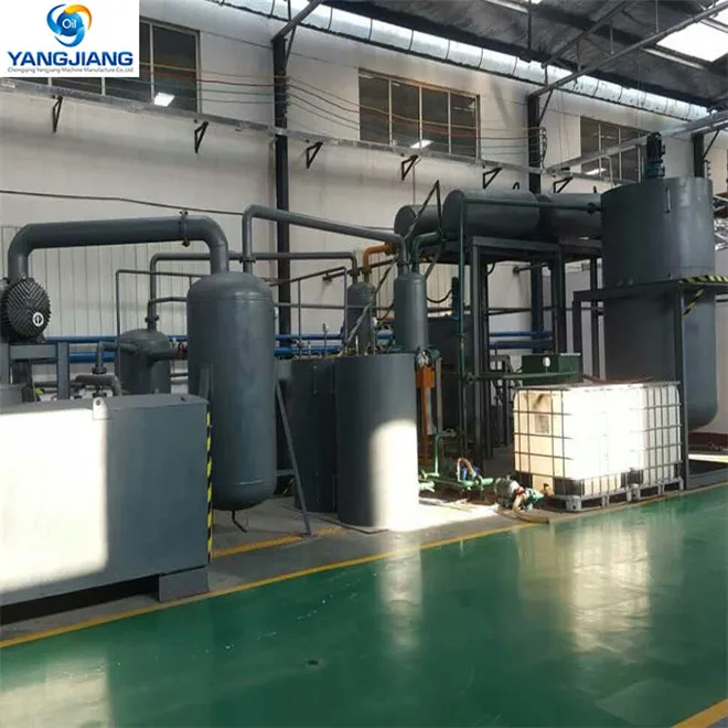 Continuous Vacuum Distillation Oil Refining Machine