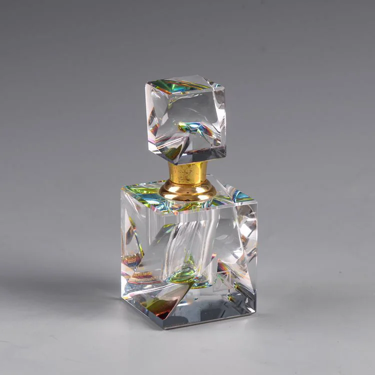 
Wholesale luxury egyptian design crystal oil perfume bottle 