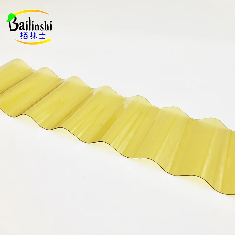 Building Materials Hard Coating Corrugated Sunlight Roof Greenhouse Polycarbonate Pc Sheet