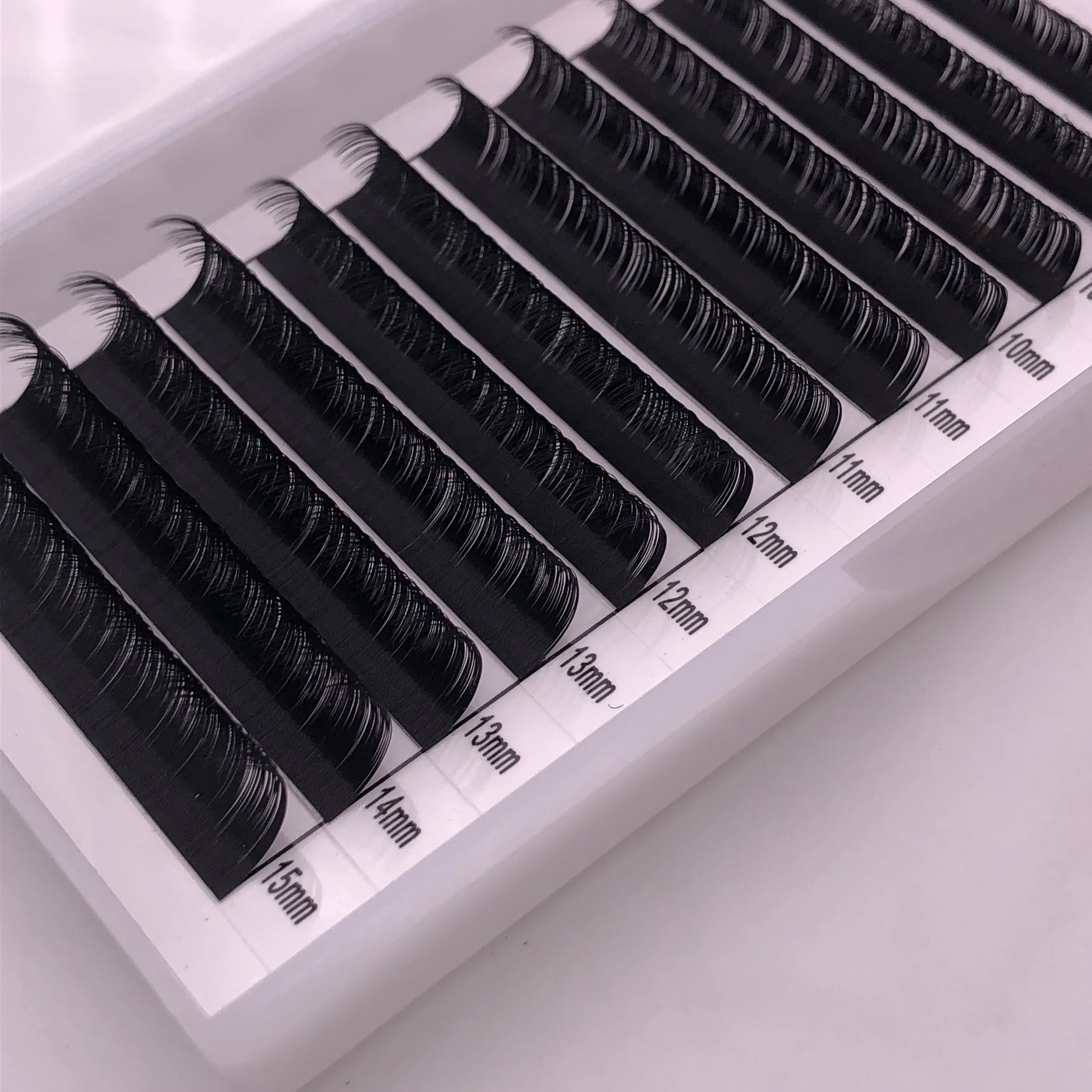 Уникальные ресницы, новый стиль, высокое качество, объемные ресницы, корейский инструмент для макияжа PBT, Искусственные ресницы, синтетический шелк, плоские ресницы для наращивания