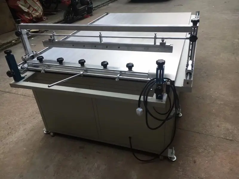 
big Glass Manual screen printing machine with vacuum 