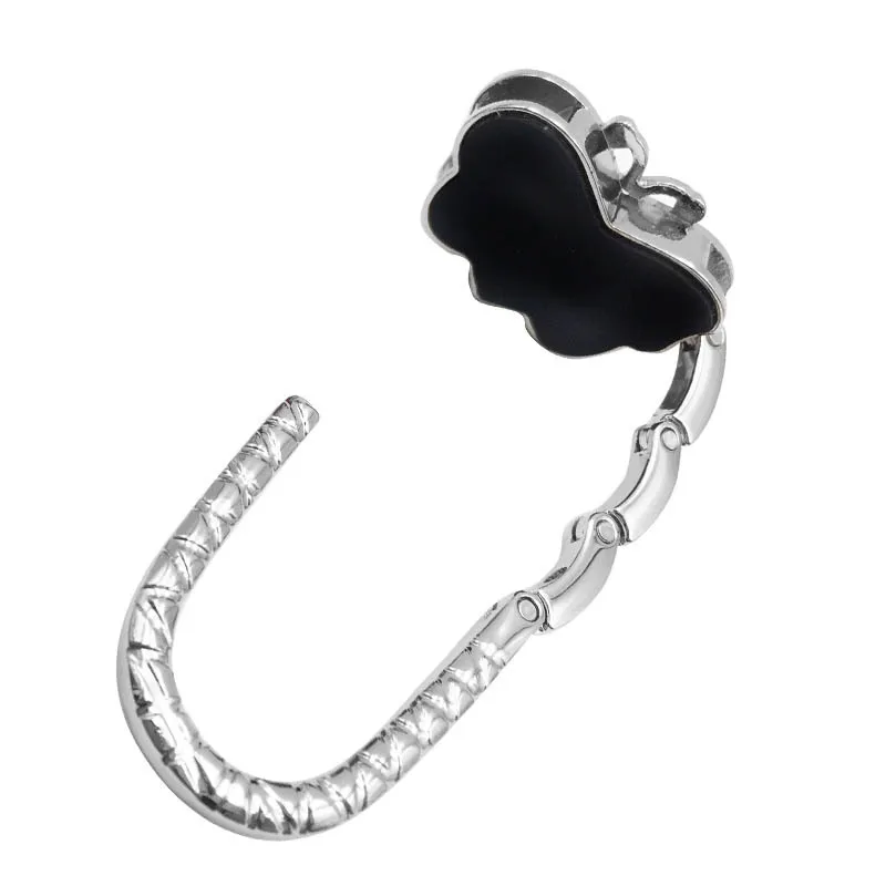 Custom Delicate foldable metal butterfly  bag hook purse hanger  folding handbag purse hook bag hanger