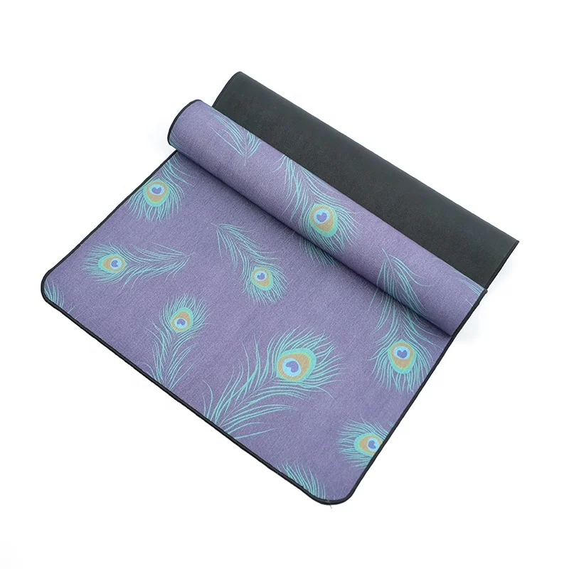 
Best quality custom printed yoga mat machine washable natural rubber yoga mat 