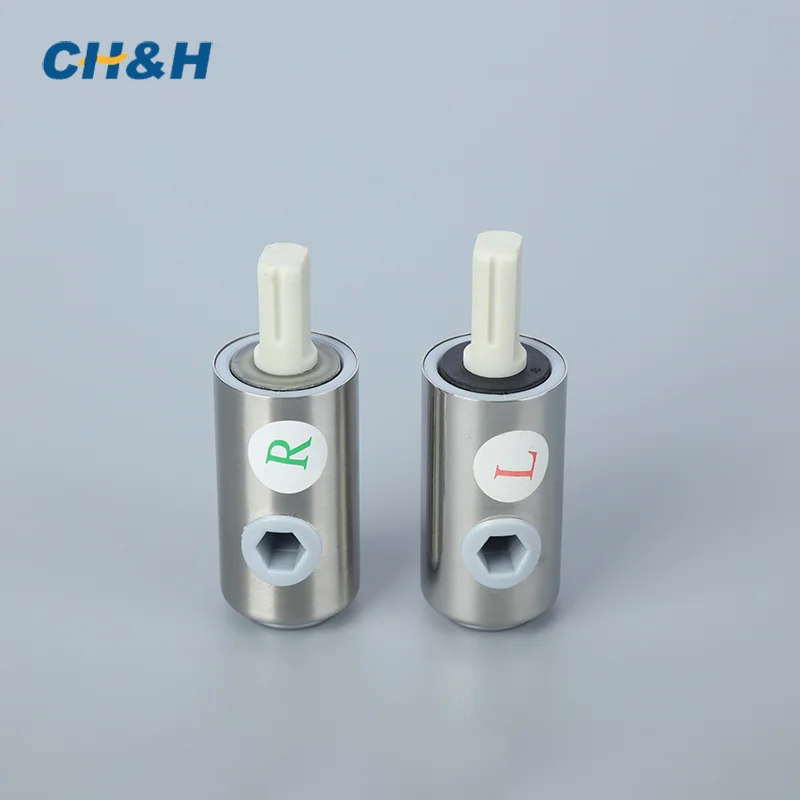 Long service life stainless steel soft close toilet seat hinges damper