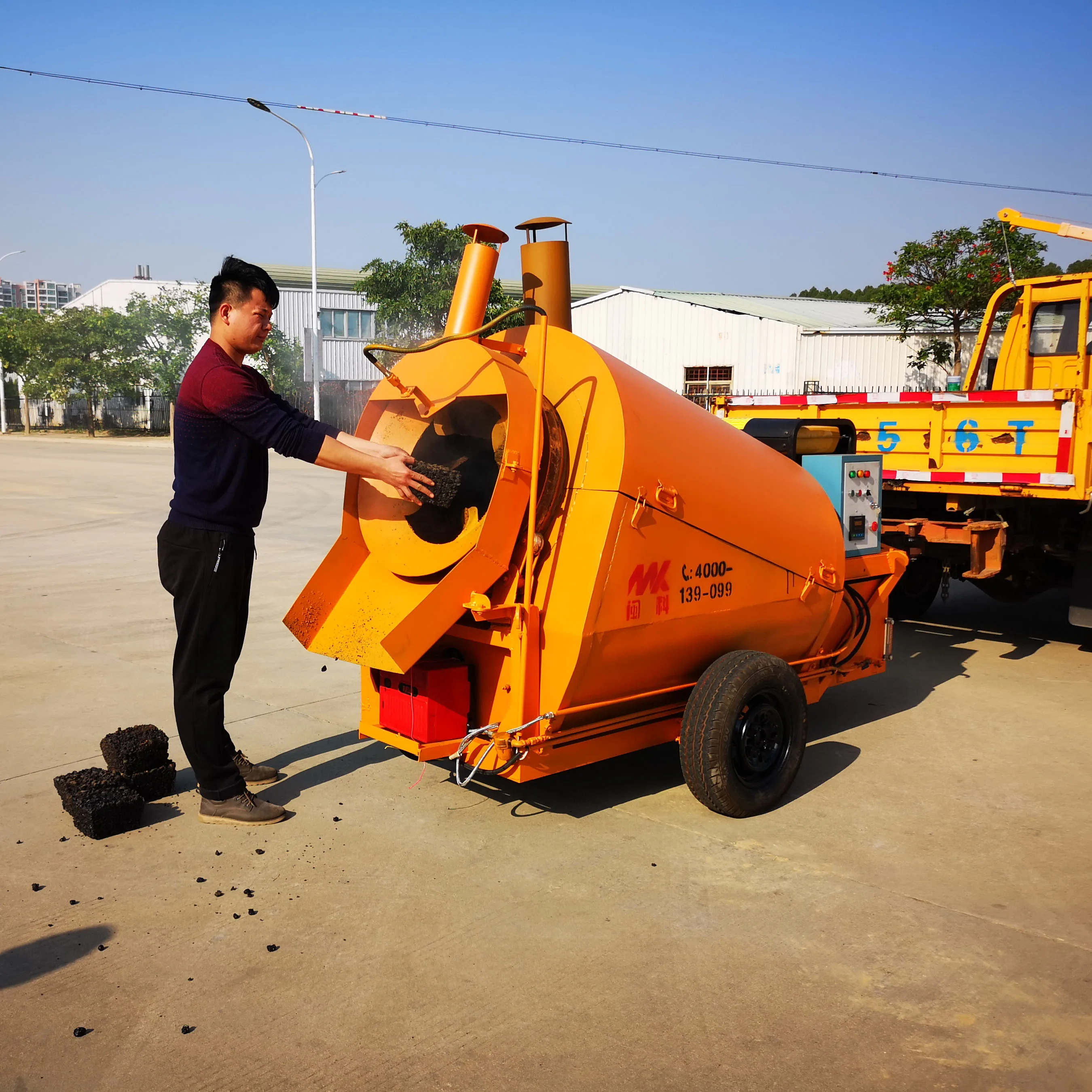 
High Quality Pit repair machine small asphalt hot recycling machine 
