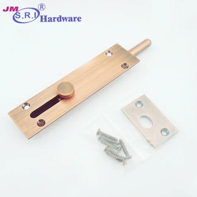 Classical antique copper brass antique flush door bolts