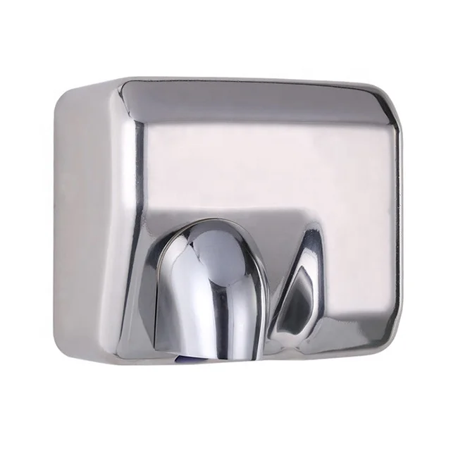 
China Supply Hotel Air Outline Adjustable Fast Dry Sensor Stainless Steel 304 Material Hand Dryer 