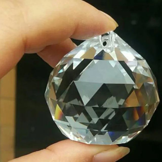 K9 Faceted Crystal Ball for Lamp Chandelier Lighting Accessories/Round Faceted Ball Accessories for Crystal Chandelier