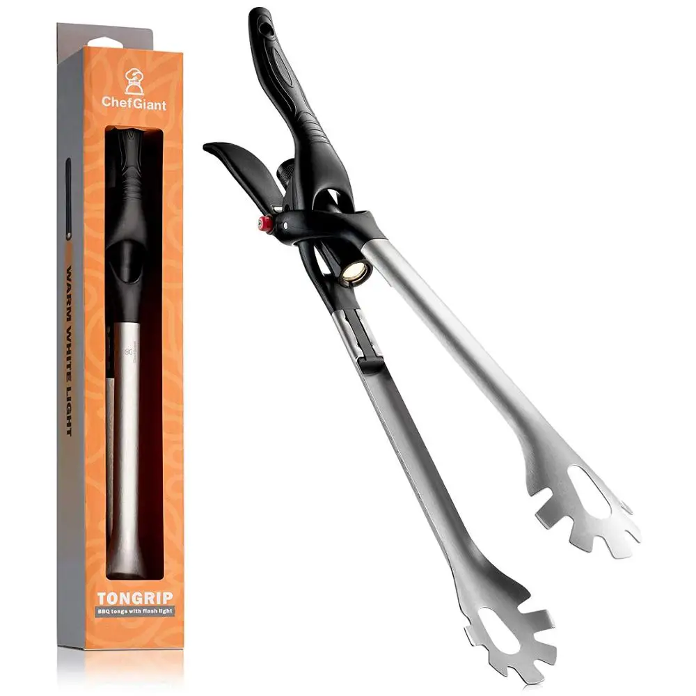 High quality barbecue utensils set stainless steel korean bbq tongs grill tools