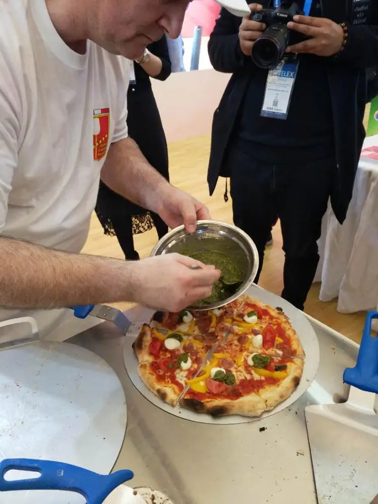 
Electric Bakery Cookies Pizza Oven With Lava Rock Tray 