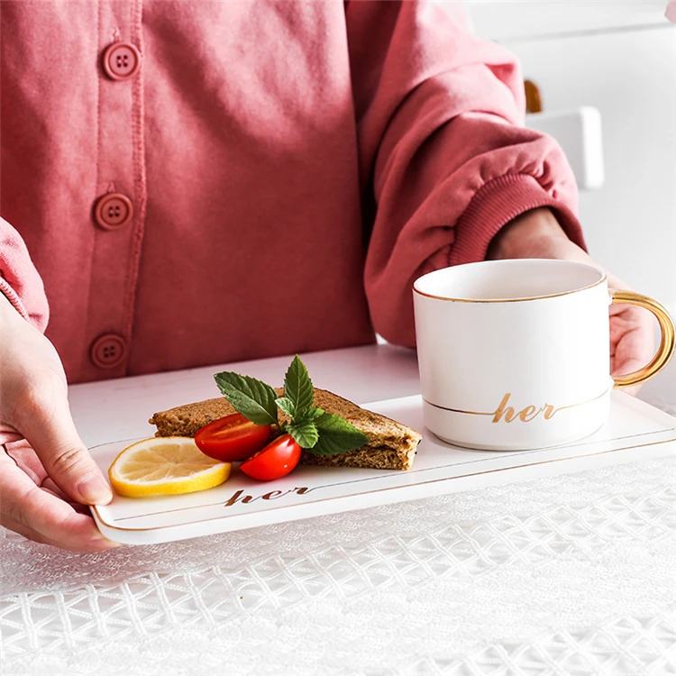 Hot sale luxury gold rimmed wholesale turkish breakfast dinnerware porcelain dinner set