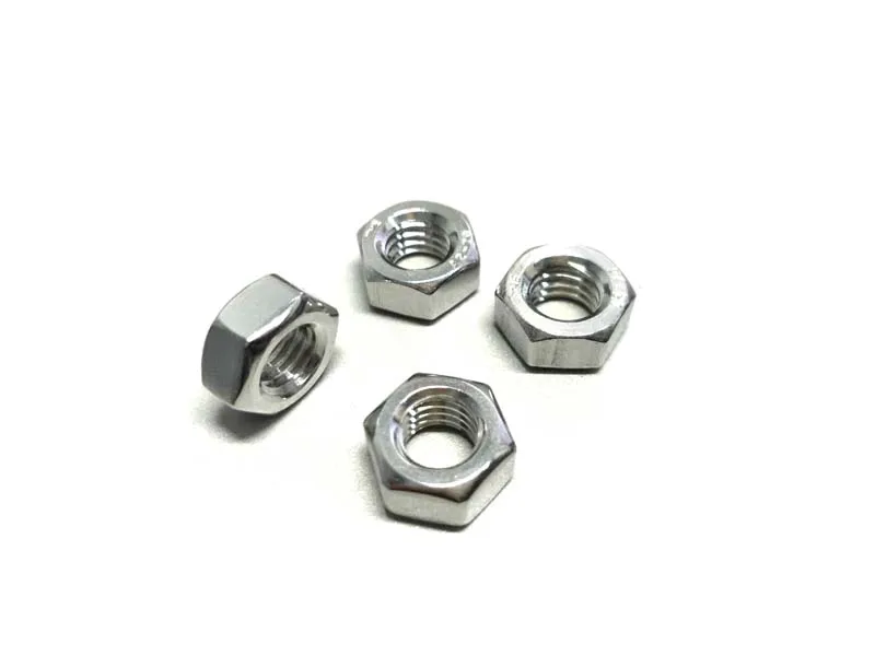 
DIN934 stainless steel hex nuts 304 Hexagon Nuts With Metric Coarse And Fine Pitch thread,M1.6 M12 