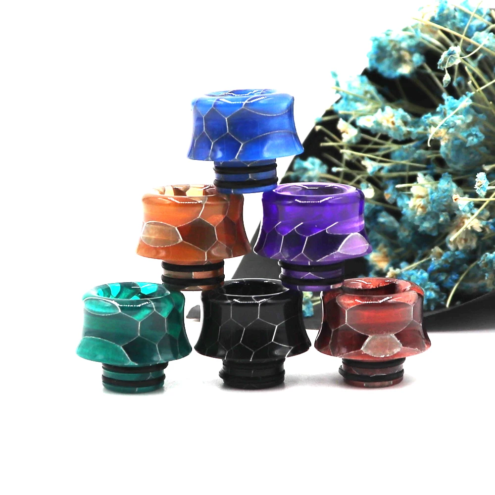 
Lovekeke-006 slim waist 510 snake resin drip tip for smoke electric vape mods RDTA RTA TANK 