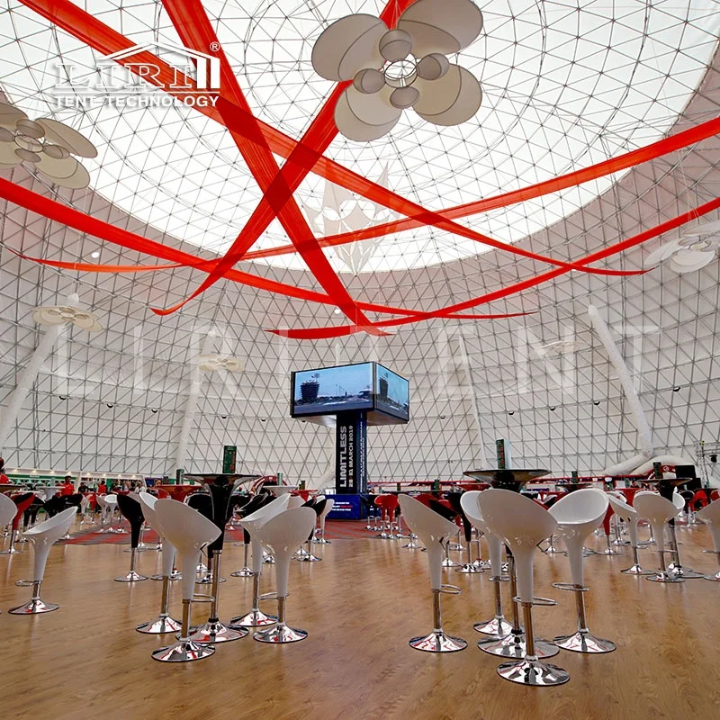 White Geodesic Dome House Tent with Water Proof PVC Cover For Sale in Bahrain
