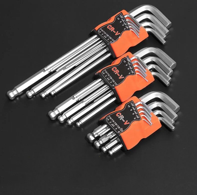 9pcsTorx Key L-Key Set  Hex Key Allen Ball End  Wrench Set