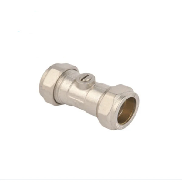 UK Market Popular 15mm 22mm Brass Isolating Valve for Copper