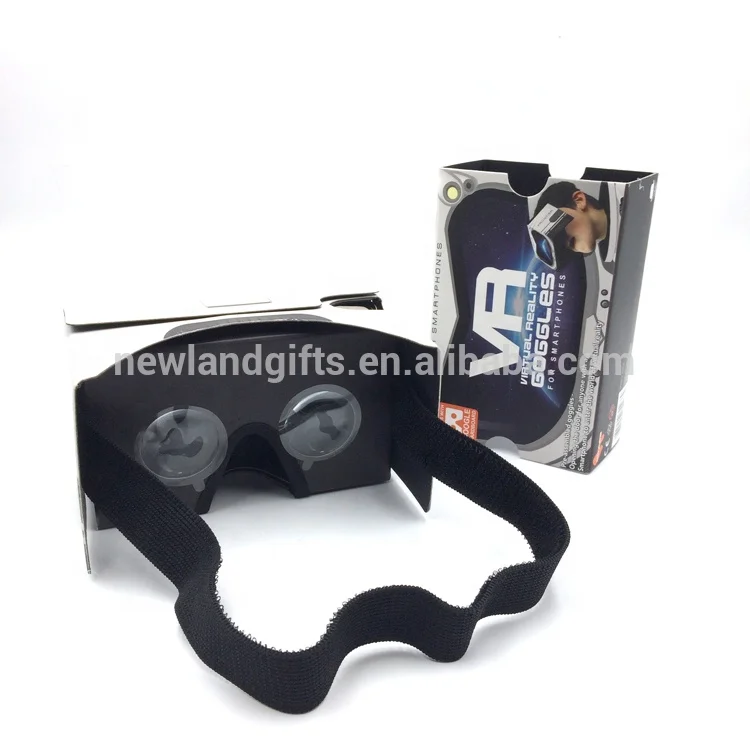 High quality Branded Google Cardboard Virtual Reality 3D Viewer With Nose Padding