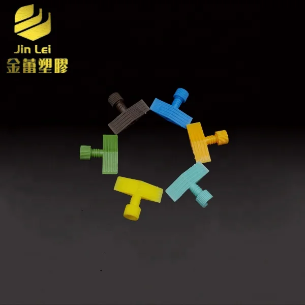 Custom 5mm break away plastic spout cap for cosmetic pouch