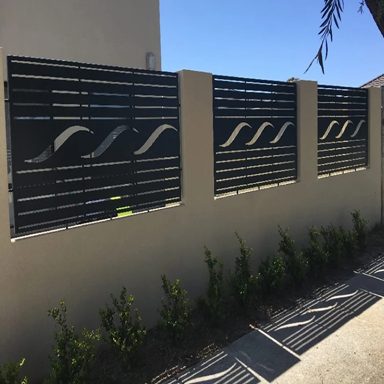 Metal fences partitions wall panels decorative metal screens