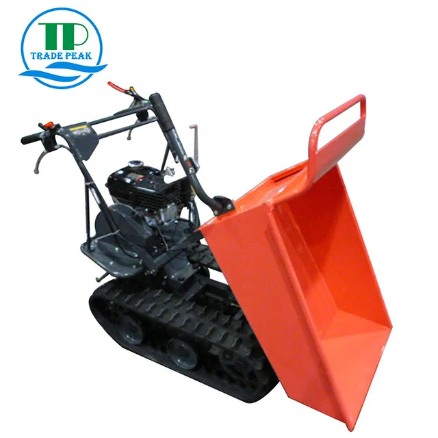 Hot Selling 300kgs Tracked Barrow QTP300C Mini Dumper Power Barrow