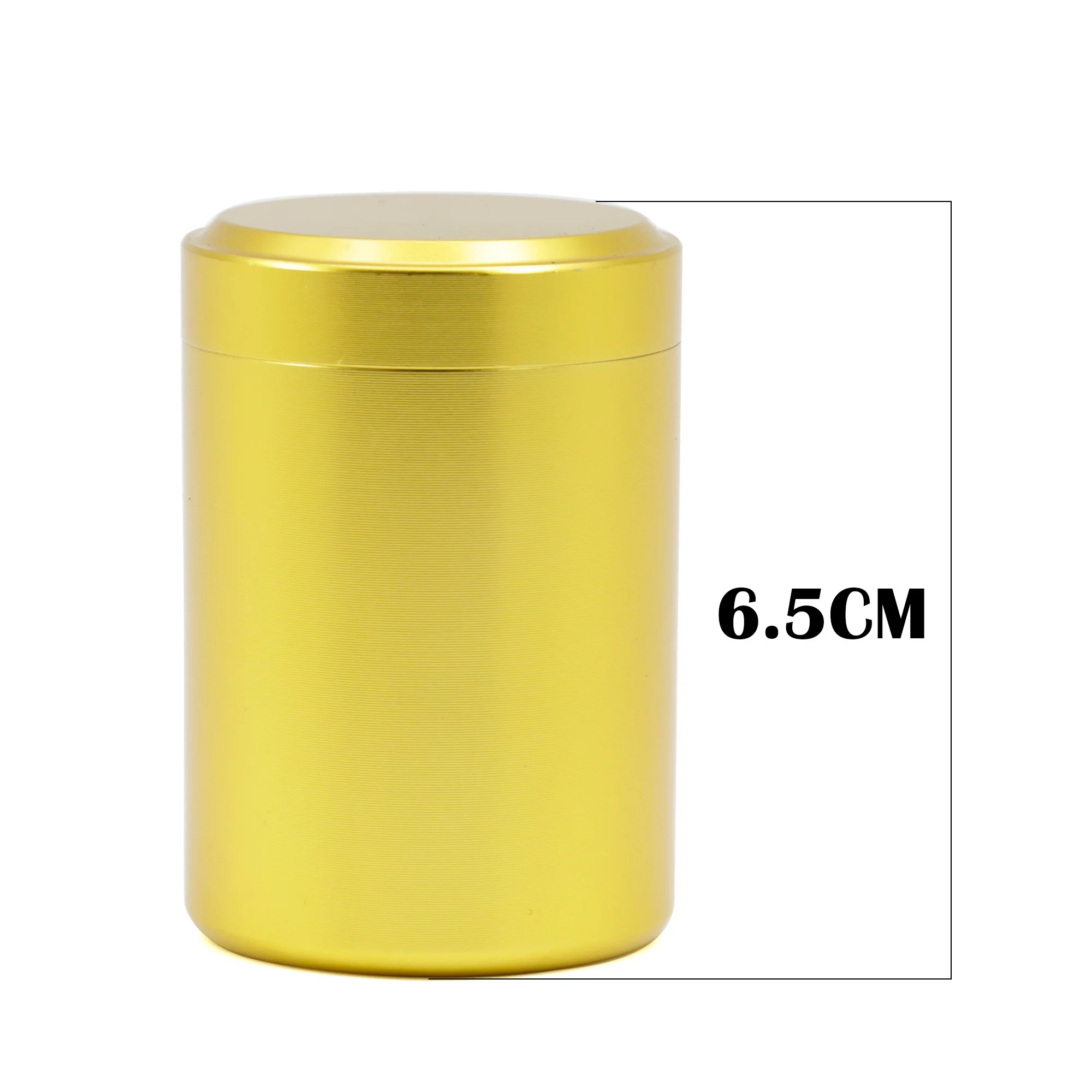 Mettle High 6.5 CM Colorful Aluminum Alloy Portable  Storage Pill Box Smoking Accessories 773011