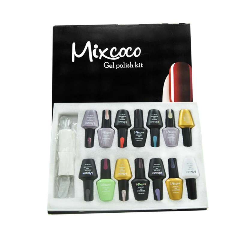 2020  Mixcoco Hot Selling Nail Professional Product Nail UV Gel Polish Kit