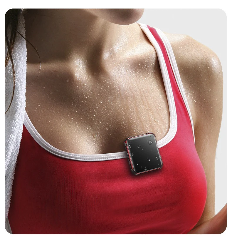 Спортивный мини MP3-плеер с сенсорным экраном, зажимом и ремешком для часов