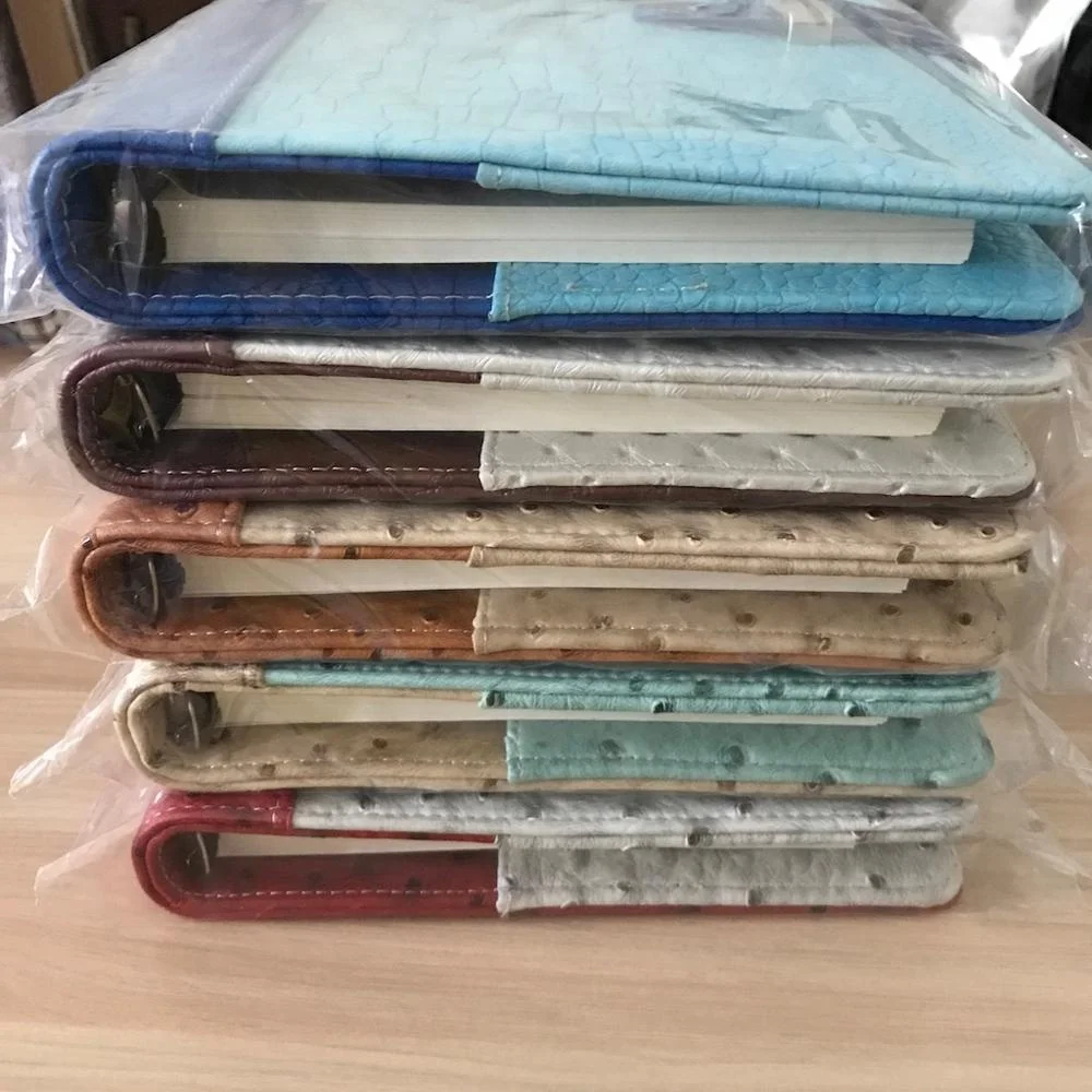 
Customized travel journal leather with clasp 