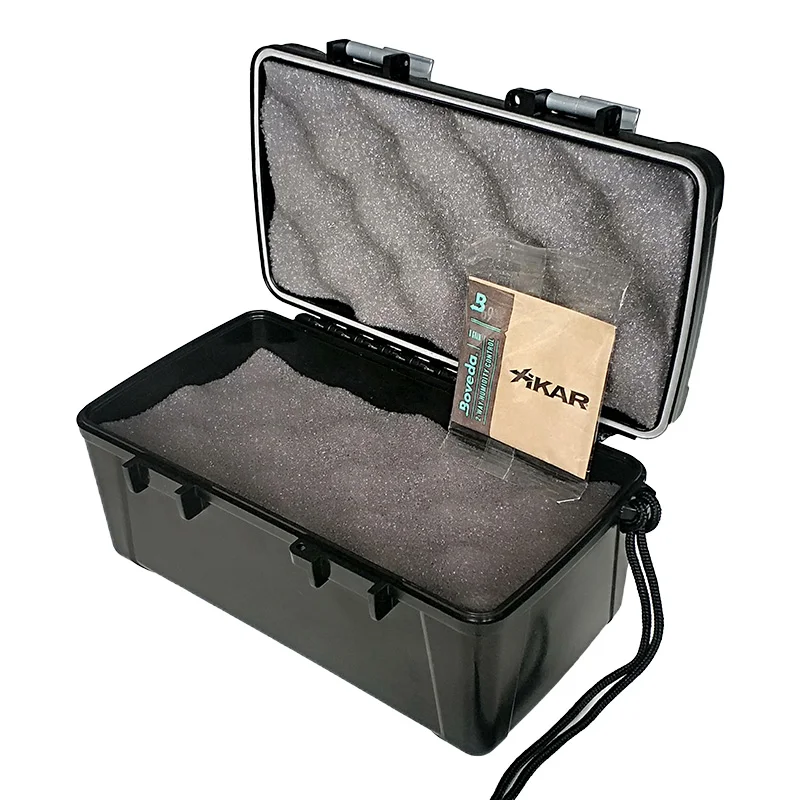 New Design 5 Cigars Plastic Cigar Bag, Cigar Humidor / Case With Gift Box