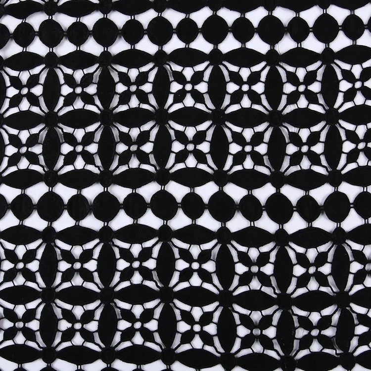 HA-13905 Yarn 100% polyester embroidery knitted luxury dress New York wholesale fabric lace