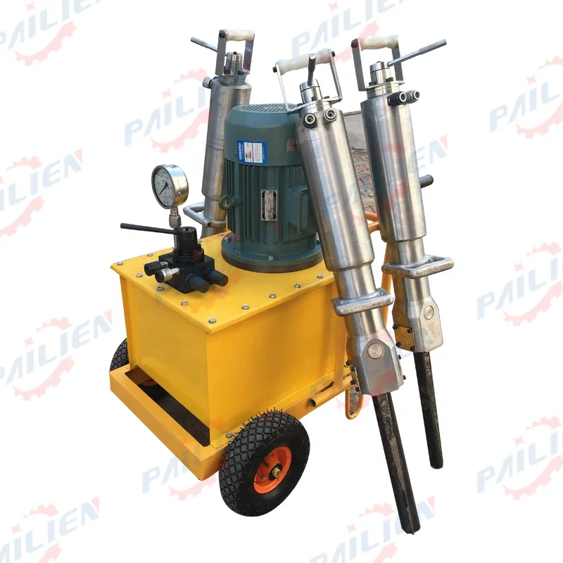 Hand stone splitting concrete breaking tools hydraulic rock splitter for sale