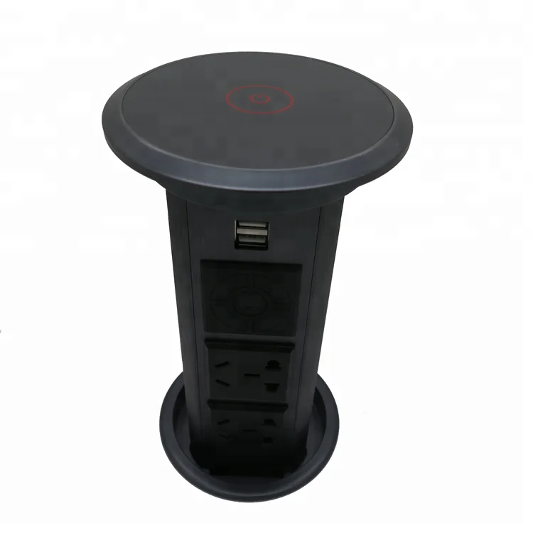 ЕВРО Стандартный кухня worktop моторизованный pop up разъем питания