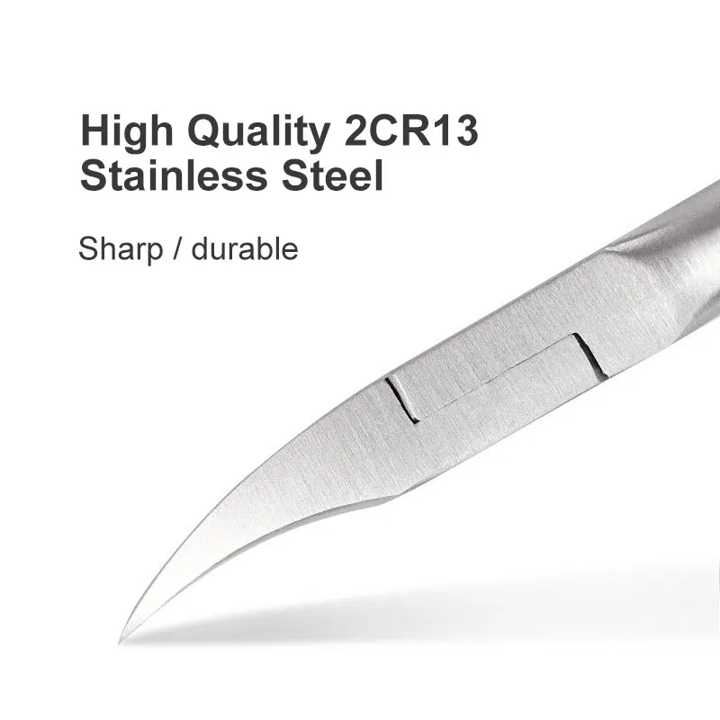 ABS Handle Double Spring Ingrown Toenail Trimming Cutter Pedicure Manicure Tools Podiatry Feet Care Stainless Steel Nail Clipper