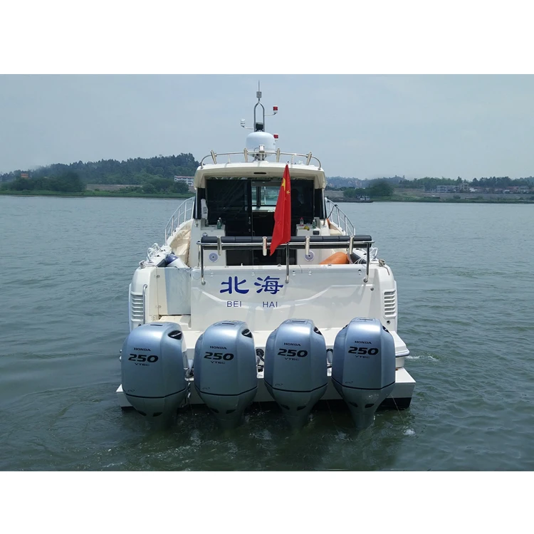 OCEANIA 45WA Luxury Sport fishing boat fiberglass  cabin yacht with outboard or  inboard version support for custom