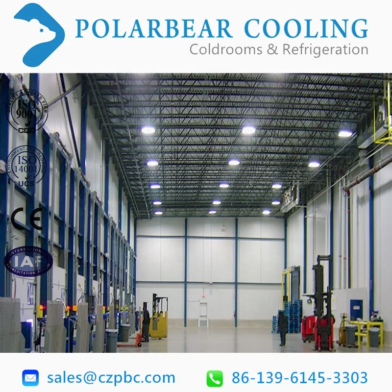 PU insulation sandwich panels for CA controlled atmosphere cold storage