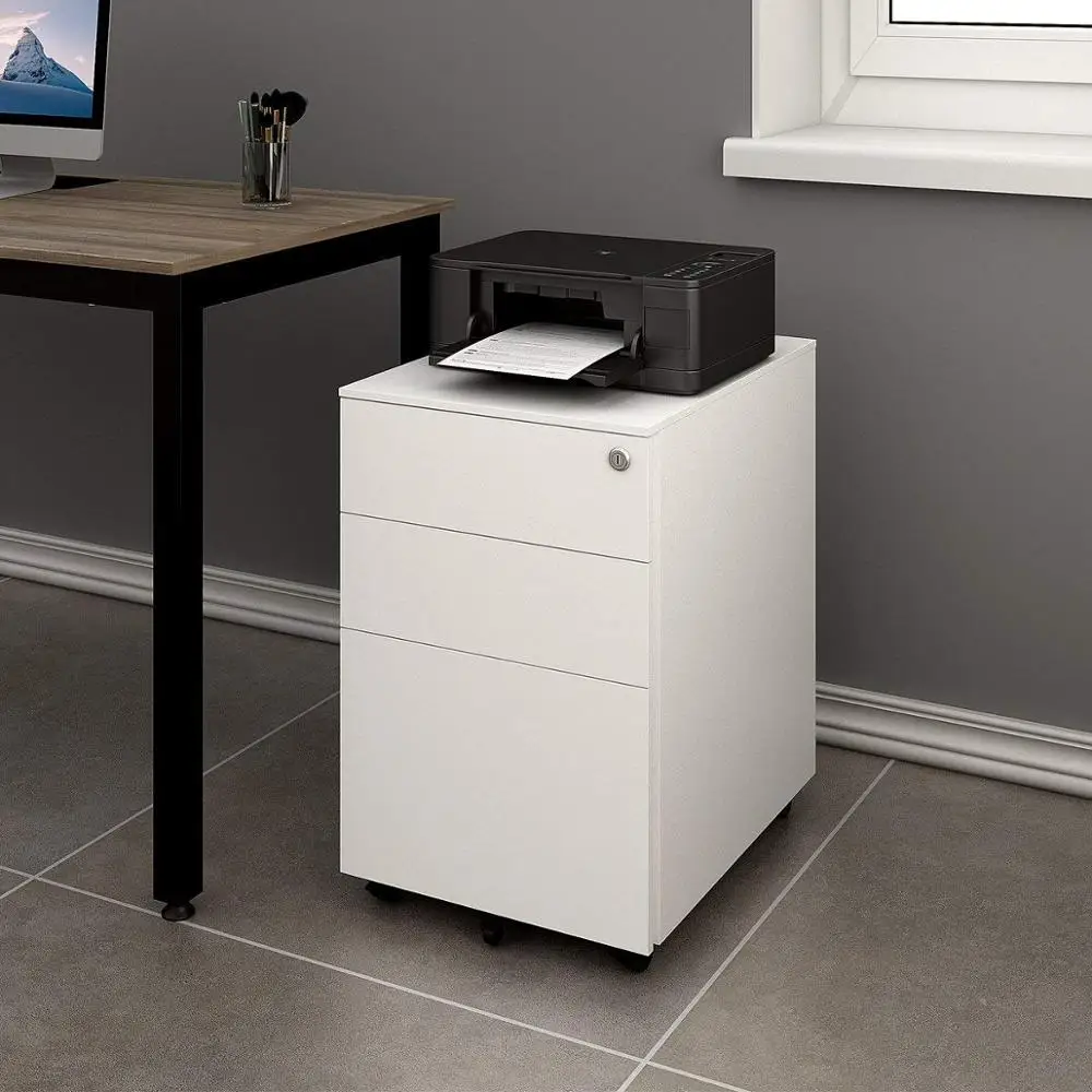 
Mobile Filing Cabinet Pedestal under Desk with 3 Drawer for Lockable 