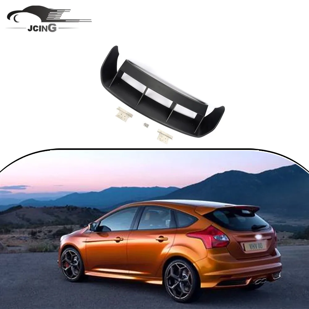 For Focus FRP Rear Spoiler Wing for Ford 2007 2008