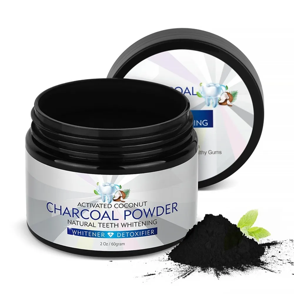 CEFDA approval food grade natural organic tooth whitening powder activated bamboo charcoal tooth powder