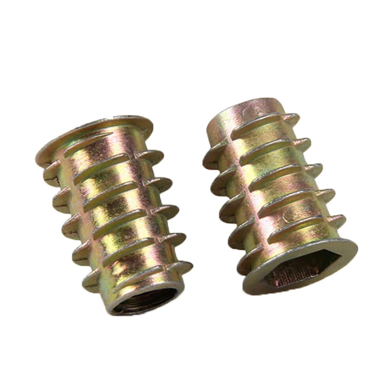 High Quality  M10X25mm  Furniture Threaded Wood Insert Nut
