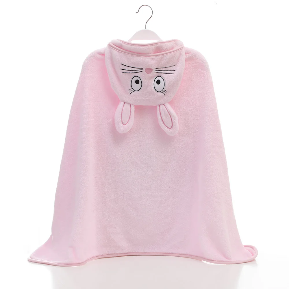 High Quality Wholesale Super Soft Baby Blanket Scarf Shawl Embroidered Hooded Blanket
